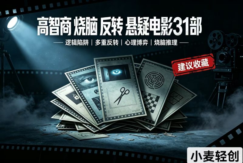 高智商,烧脑,反转,悬疑电影31部-小麦轻创
